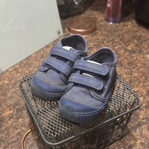 Wonder Nation Blue Sneakers with Velcro Straps